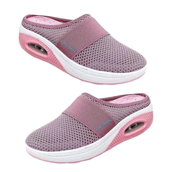 Fashion Round Toe Hollow Durable Women Outdoor Breathable Walking Slippers for Leisure