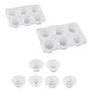 Cute Heart Star Animals Pudding Silicone Molds Epoxy Resin Casting Mold Craft Earrings Pendant Mold DIY Keychain Jewelry