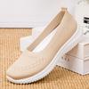 Stylish Knitted Casual Sneakers Women's Breathable Hollow Mesh Shoes