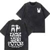 Rapper Bad Bunny Tour  Debi Tirar Mas Fotos DTMF Merch Tshirt Unisex Fashion  Summer ONeck Tee Hip Hop Vintage Washed Tshirts