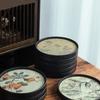 Chinese Style Tea Mat Quick-drying Water-absorbing Pottery Tea Tray Kung Fu Tea Coaster Tea Ceremony Table Tea Set Accessories