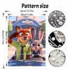 Disney Pearl Art DIY Nick  Judy Creative Pearl Style Illustrations  Pearl Art Gemstone Paintings Home Wall Decor Crafts