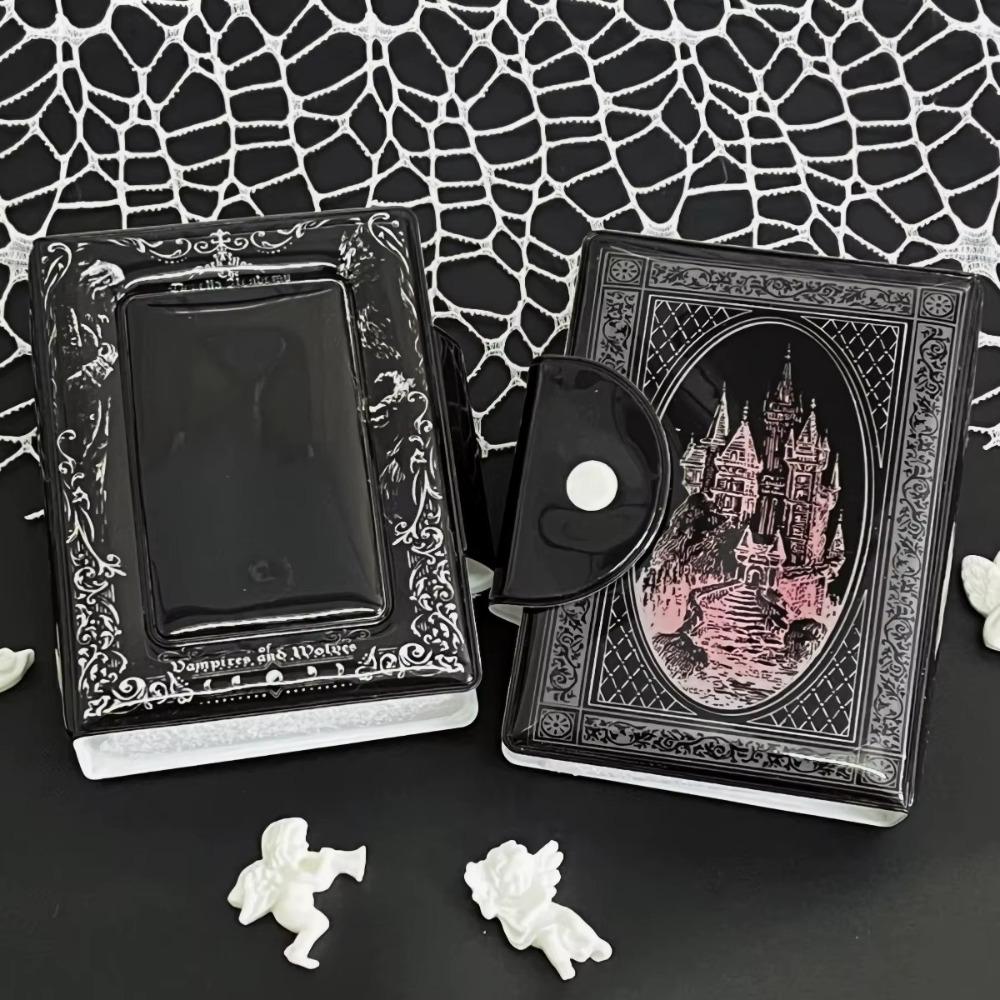 PVC Card Album Gothic Dark Style Idol Card Collect Book Mini Photocard Binder Unisex