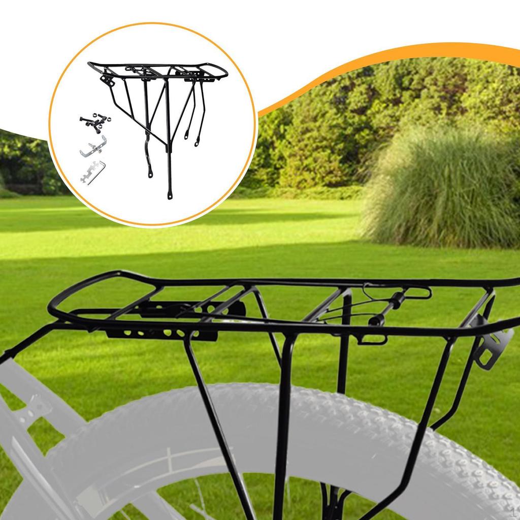 Fahrrad Gepäckträger Fahrrad Hinten Schwerlast Gepäckträger für Pendeln Reisen