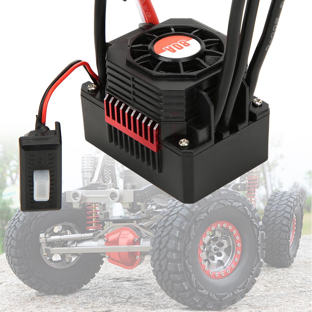 SURPASS 80A Waterproof Dust Proof Electric Speed Controller ESC RC Accessory