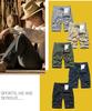 New Summer Casual Short Men Fashion Stripe Cargo Shorts Cotton Jogger Kneel Length Breeches  Mens Sports Shorts