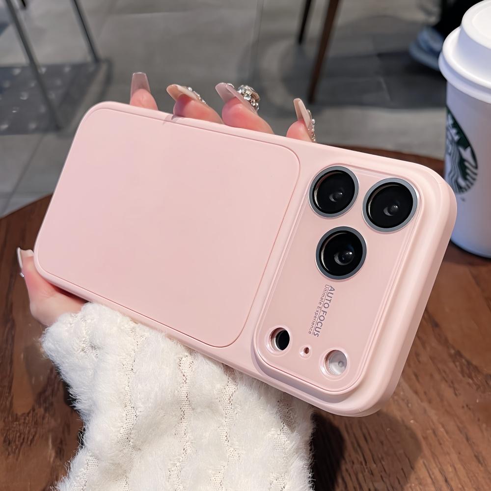 Macaron Color Liquid Silicone Case for iPhone 17 Pro 16 17 15 13 14 12 Pro Max Coque Camera Protector Large Window Matte Cover