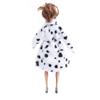 Fashion Clothes for Doll Leopard-printed Plush Coat Doll Clothes Accessory for Kids Toy Present