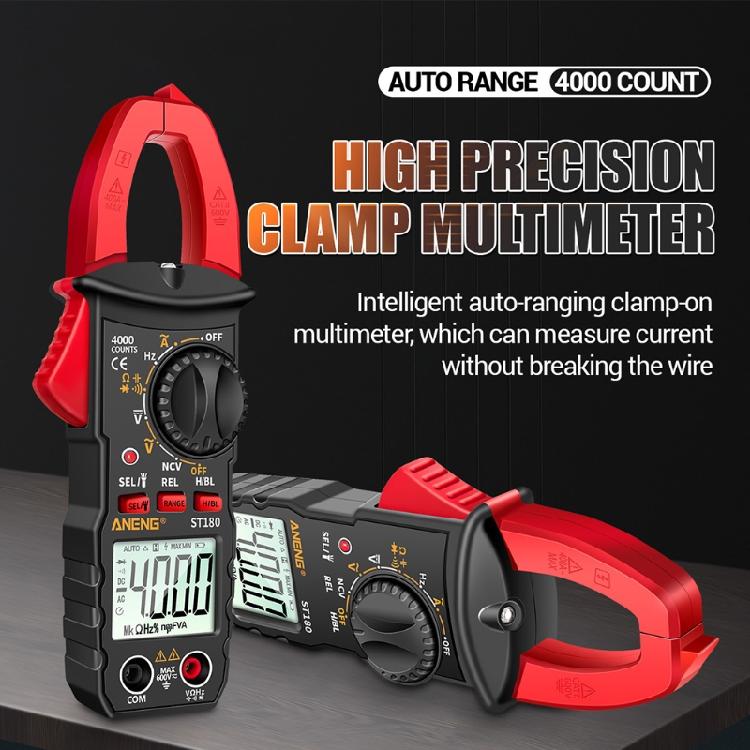 AC/DC Digital Clamp Meter T-RMS 6000 Counts, Multimeter Voltage Tester Auto-rang