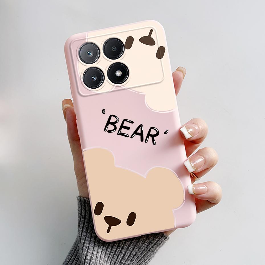 

For Xiaomi Poco X6 Pro Case Stylish Painted Silicone Bumper Shockproof Phone Cases Cover Coque For Xiaomi Poco X6 Pro 5G Fundas Poco X6 Pro