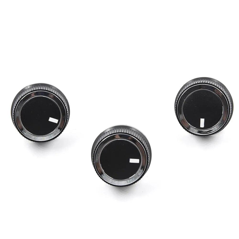 3Pcs A/C Knob Heater Air Conditioner Climate Control Switch Knob Button For Chevrolet 2008 - 2017 Express Van Savana 84793085