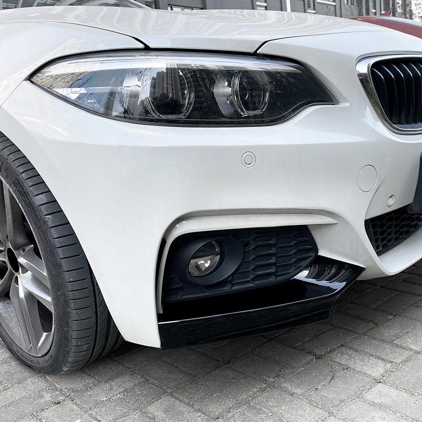 Car Front Bumper Splitter Diffuser Spoiler For BMW 2 Series F22 F23 M235i M240i 218i 218d 220i 220d M-Sport 2014-2021