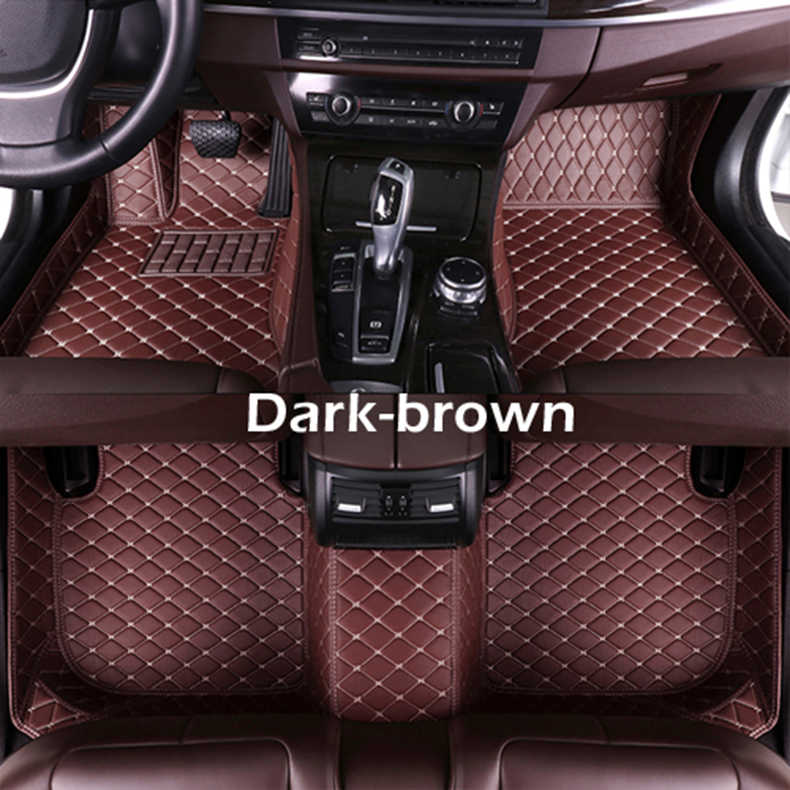 Custom 5 Seater Car Floor Mats for 2007 BMW 5 Series E39 E60 F10 G30 F90 Gran Turismo F07 5 Touring E39 E61 F11 G31 Car Floor Mats