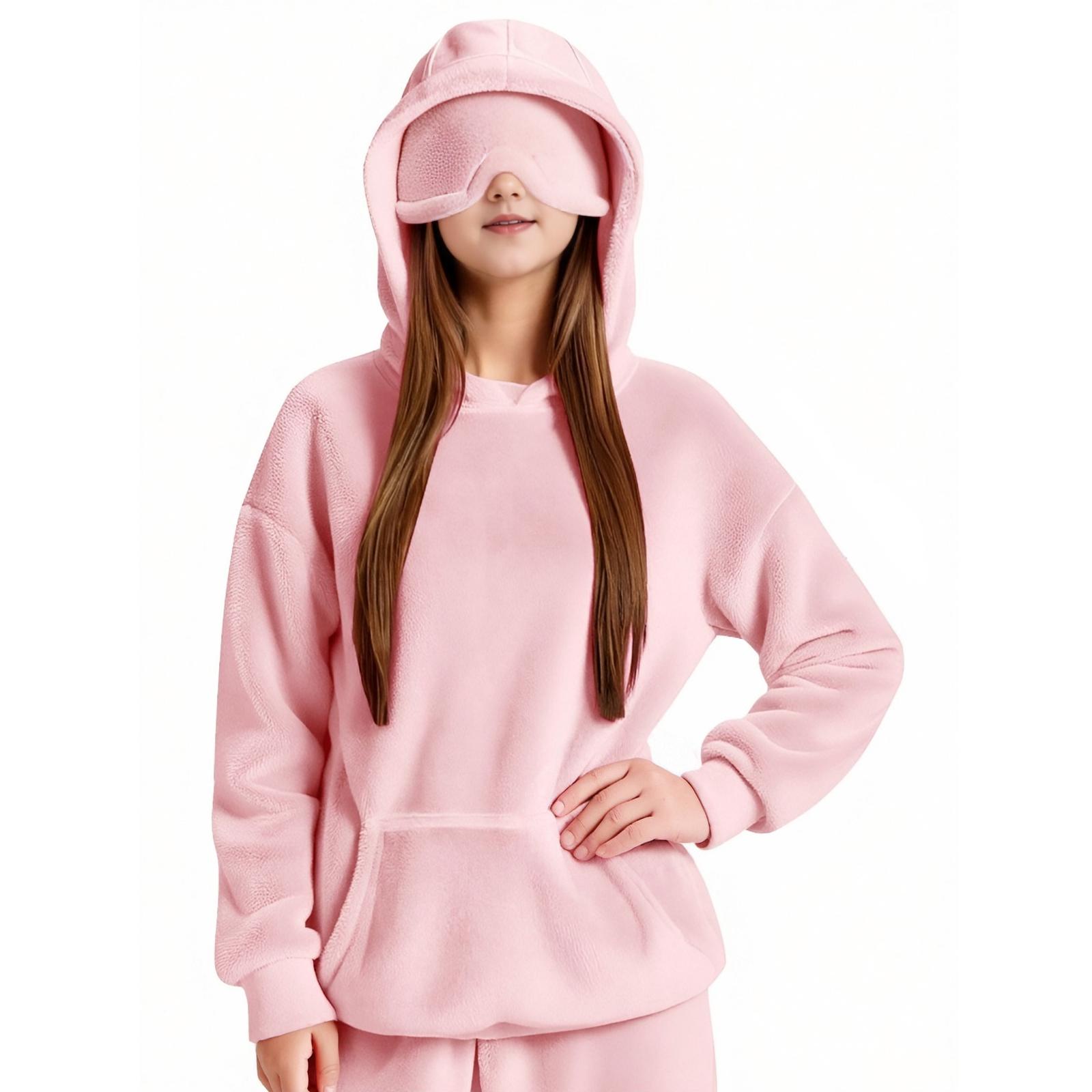 

Мальчики Девочки Детские Свободные Однотонные Рубашки Толстовки Топы 120