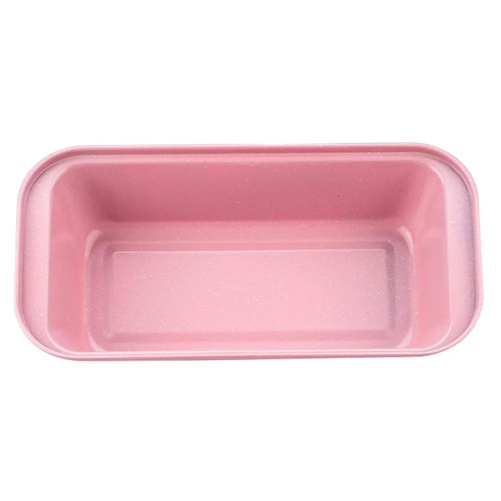 

Pink Non-Stick Carbon Steel Baking Pan Set Baking Oven Cake Mold Round Square Rectangle Pizza Toast Live Bottom Kitchen Mould