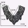 Black Embroidered Mesh Organza Front Collar Collar Sewing Lace Diy Decorative Dress Wedding Dress Accessories