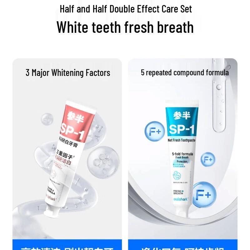 Can Ban Oralshark Rose Green Tea Probiotic Toothpaste