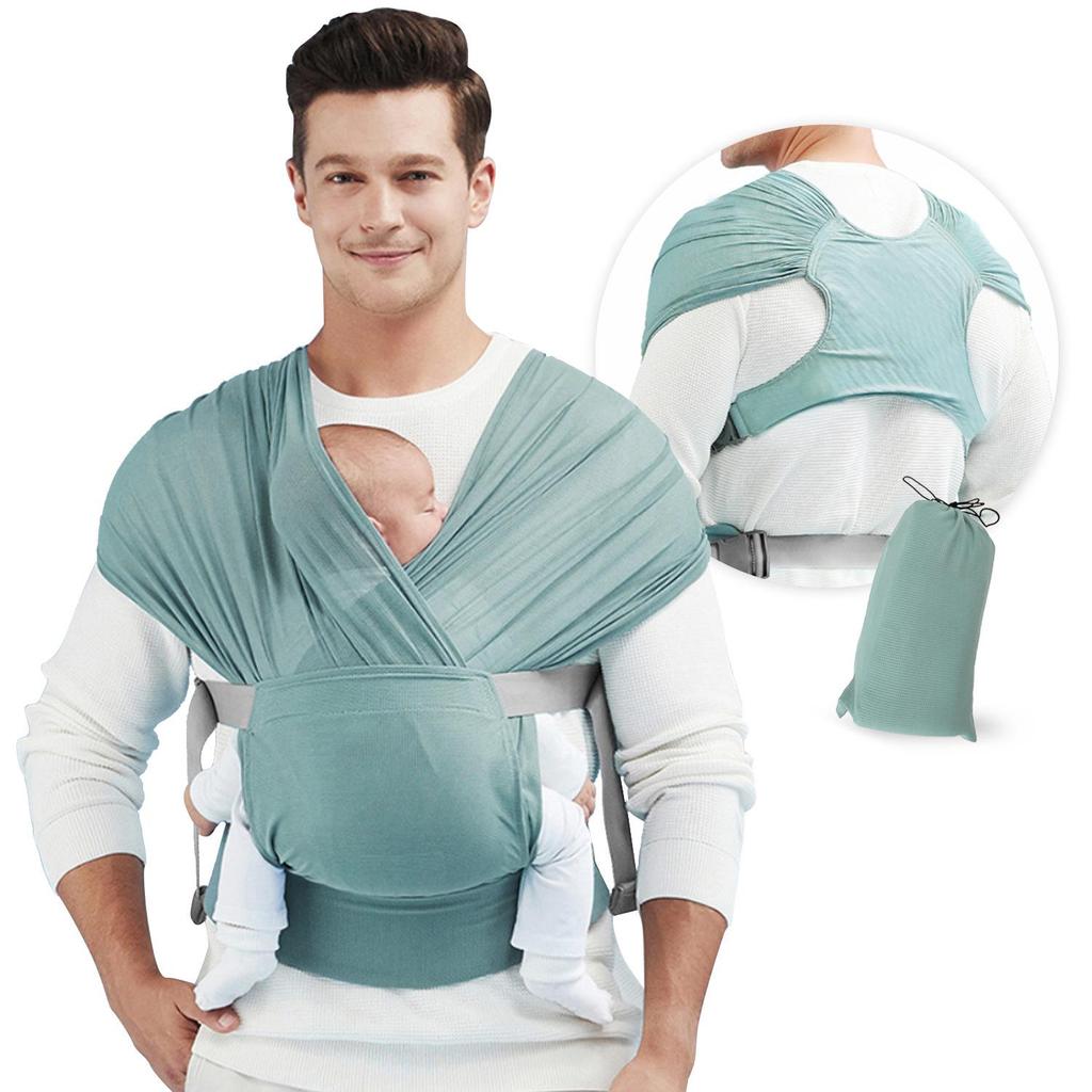 Newborn Baby Sling: Lightweight Carrier for Hands-Free Soothing, Sleep, Breastfeeding, and Outings