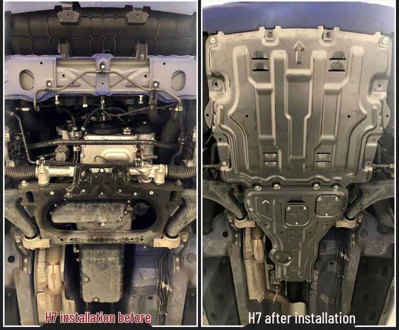 Hongqi HS5 Engine & Gearbox Underbody Protection for H5, H9, H7, HS7, and EQM5 Chassis Armor Modification