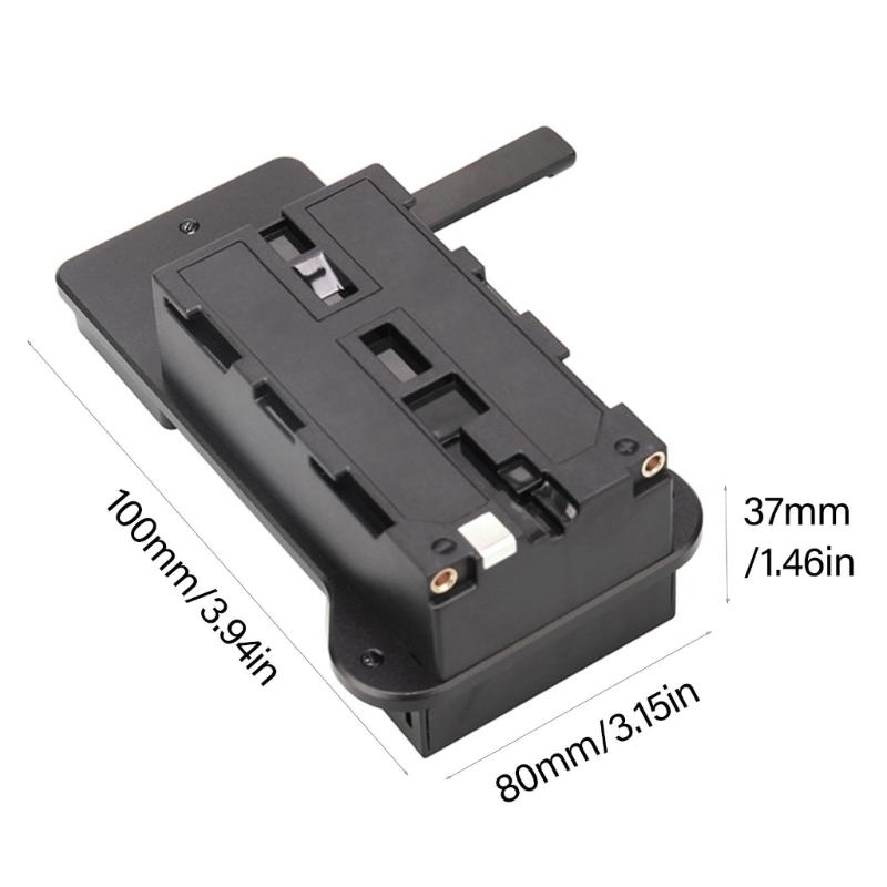 V-Lock Battery Plate Adapter V Mount Adapter Plate For F550 F750 F970 Batteries For Cameras Monitors LED Lights