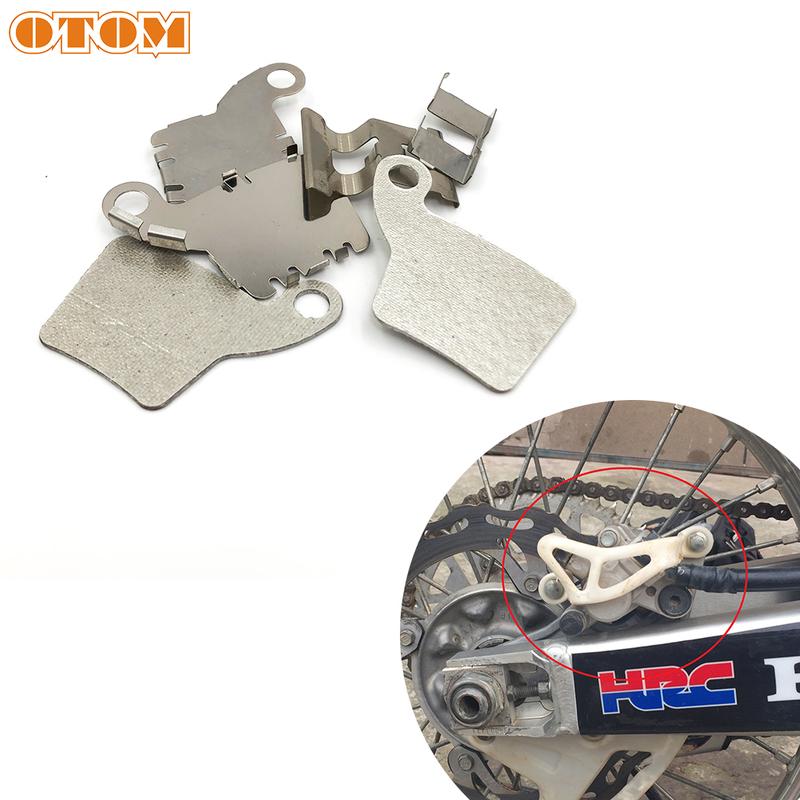 OTOM Motorcycle Brake Caliper Repair Parts With Nissin Caliper Guide Pin Spring Insulation Pads For HONDA CR125 CRF150 CRF250 CR