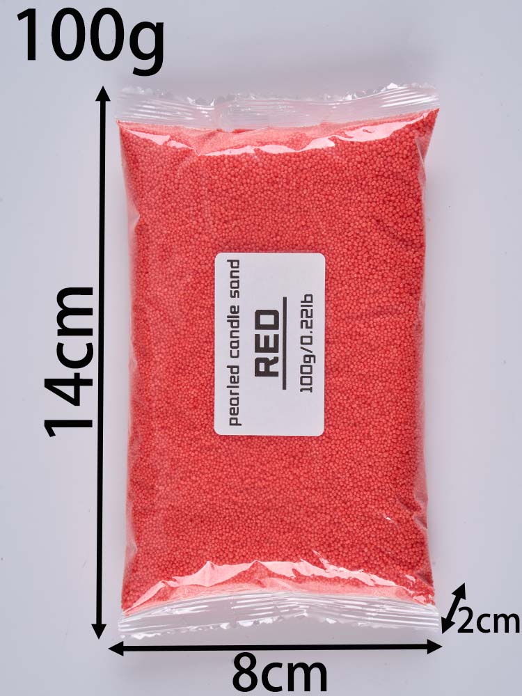 100G Sabbia Colorata Cera Ghiaccio Fiorito Cera Fai da Te Candele Profumate Materiali per la Realizzazione Colori Cera Fiocco di Neve Cera Perla Materiali per Pittura con Sabbia