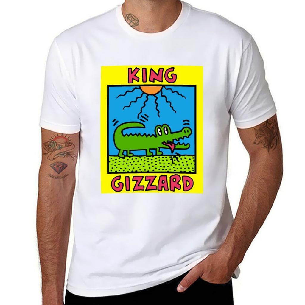 King Gizzard Design All Proceeds To Charity Tshirt Work Wear Simple Tee Shirt