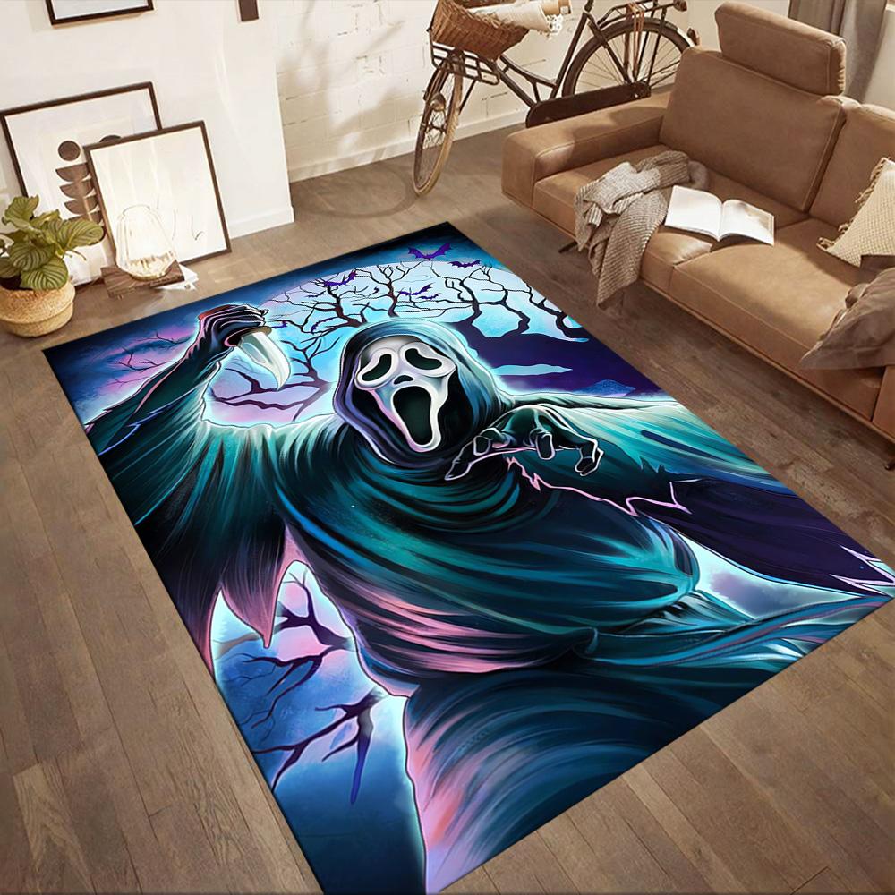Halloween 95 Area Rug Design for Balcony Dormitory Entryway Playrooms Anti-slip Rug Office Home Decor Wedding Party Gift
