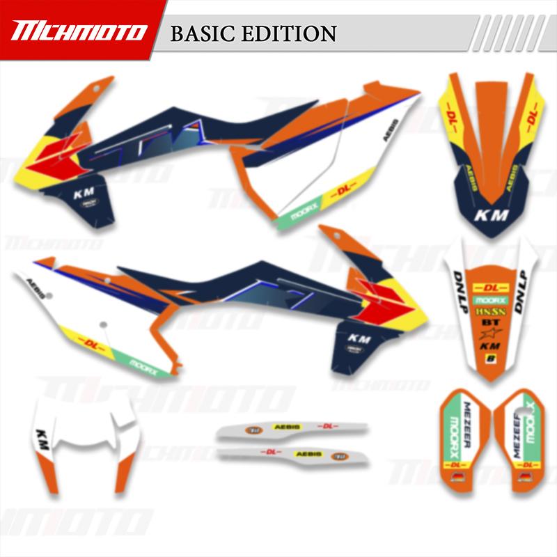 MCHMFG for KTM 125 250 300 350 450 SX SXF 2011-2025 EXC XCW 2012-2026 Motorcycle Graphics Backgrounds Decals Stickers Kits