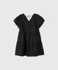 General Idea Wrinkle Volume Puff Dress [Black] / Wbe2L15503