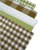 1M/2M/3M Thick Cotton linen solid color Fabric - Grid stripe DIY Material for Home Textiles (by Meter)