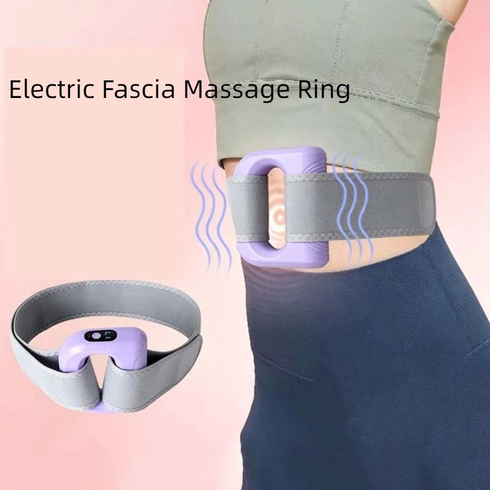 Portable Electric Fascia Massage Ring Adjustable Speed Muscle Handheld Massager Yoga