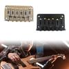 78mm Top Load Tailpiece Guitar Roller Saddle Bridge Hardtail with Screws & Wrench 6 String Guitar Bass Replacement Parts