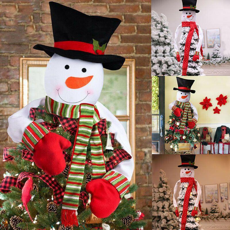 Charming Snowman Christmas Eve Tree Topper Perfect For Indoor And Outdoor Festivities