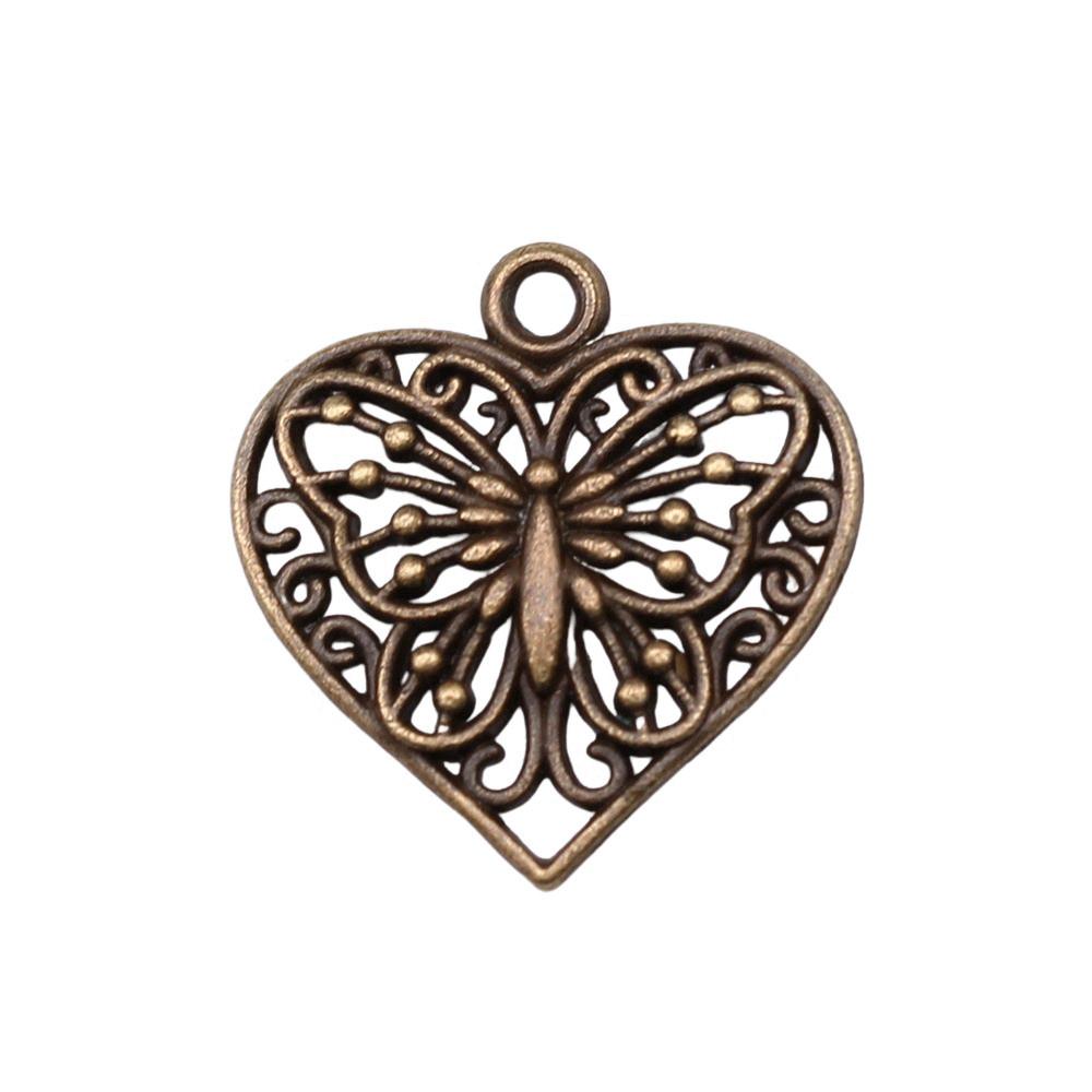 

Large Butterflies Charms Gothic Multi Color Alloy Pendants For Halloween Jewelry Accessories A30-5pcs-22x22mm