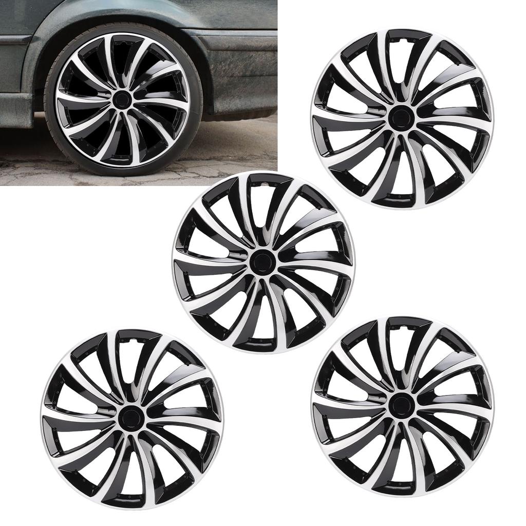 4 Pcs 16 Inch Hub  Anti Scratch   Stylish Look   Fit R16 Wheel   Cover for Most Cars Truck SUV