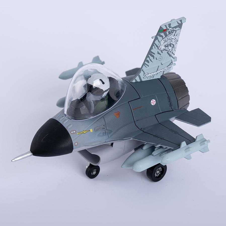 Q-Version F16 Metal Alloy Airplane Model(including base)Home Placement, Collection and Decoration  Creative Gift