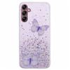 For Samsung Galaxy A34 5G Epoxy Case TPU Glitter Phone Cover with Screen Protector