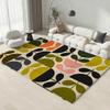 Designer O-Orla KielyS Floor Mat Eco-Friendly Flannel Doormat Non-Slip Odorless Soft Short Plush Indoor Floor Rug