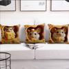Kawaii Cute MouseinCheeseS Cushion Cover For Pillow Printing Sofa Decoration Home Car Room Coffee Shop Office NordicSimplicity
