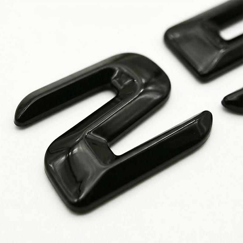 Glossy Black 3D Car Rear Trunk Emblem Badge Letters Decal For Benz A Class W176 W177 A180 A200 A220 A250 A260 Accessories