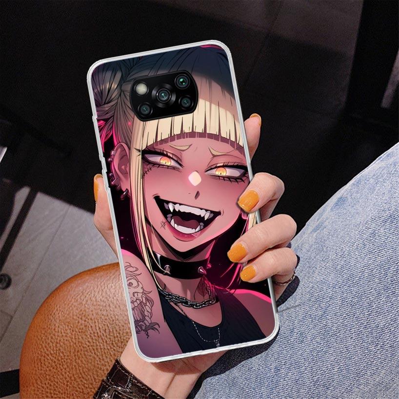 Himiko Toga My Hero Fashion Phnoe Case for Xiaomi Poco X5 X6 X7 Pro X4 Gt F7 Ultra M8 M7 Redmi 15C 15 13C 13 12C 12 Unique Cover