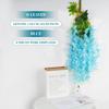 6PCS 110cm Artificial Wisteria Vine Garland Fake Ivy Flowers for Wedding Arch, Home Wall Decor Realistic Outdoor Hanging Plants