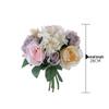 Rose-Colored Artificial Flower Bouquets for Home Decoration - GF12510