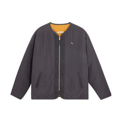 Puma Mmq Lw Gepolsterte Jacke Einfarbig Lässig Wendbar Lockere Jacke Unisex Jacke Anthrazit 623045-13