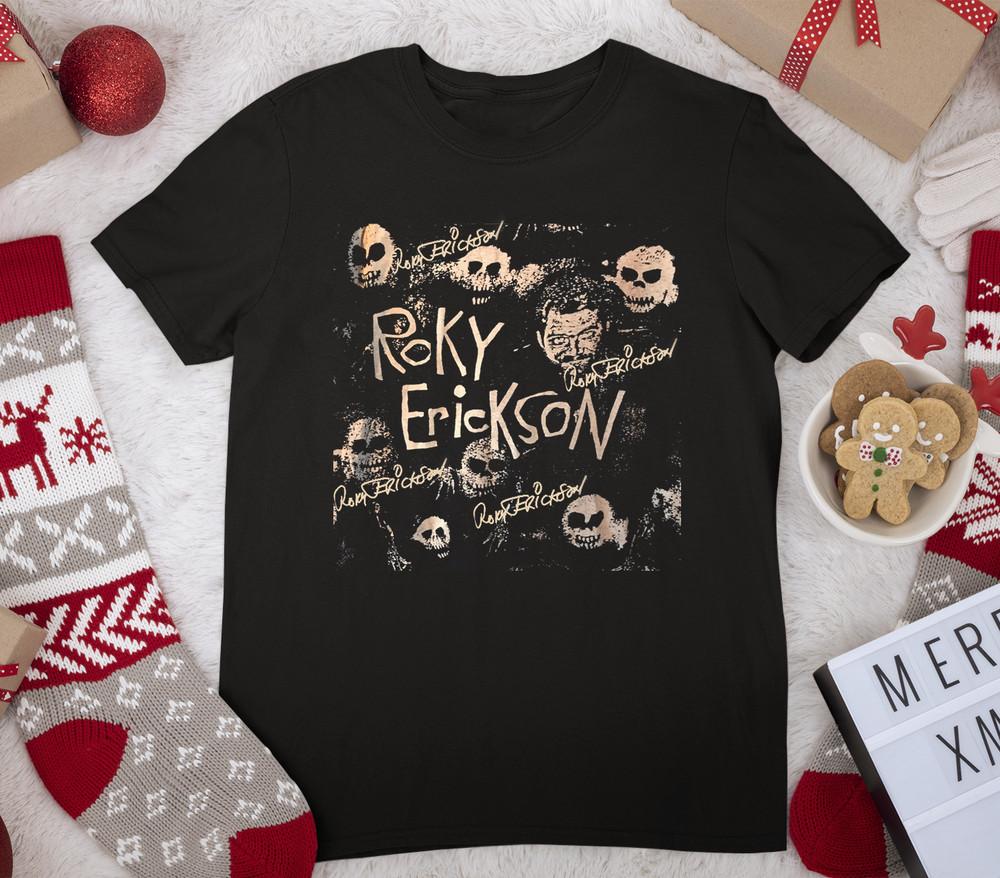 Roky Erickson Gremlins Have Pictures Shirt Short Sleeve Black Unisex S-4XL Unisex T-Shirt S