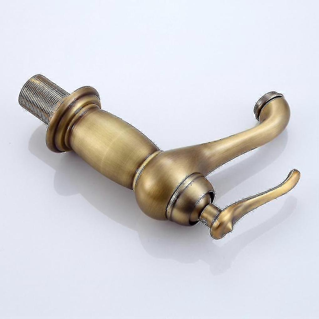 Bathroom Basin Faucet Antique Brass Mixer Pure Copper Luxury European Faucet