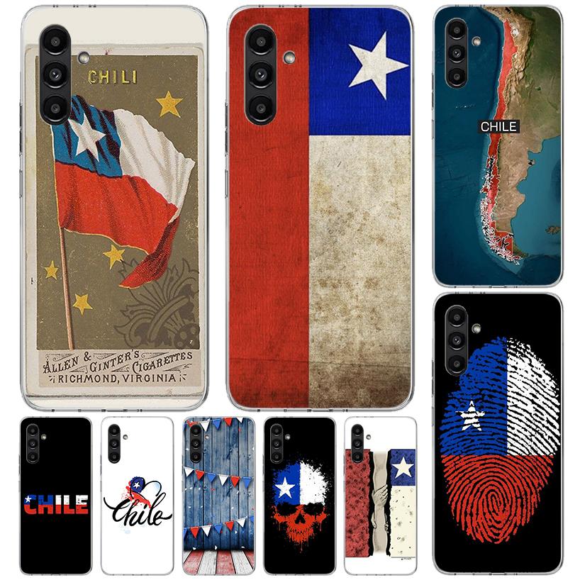Chile Flag Phone Case For Samsung A17 A16 A26 A36 A56 A15 A14 A13 A55 A54 A53 A35 A34 A33 A25 A24 A23 A05S A04S A03S Galaxy A16