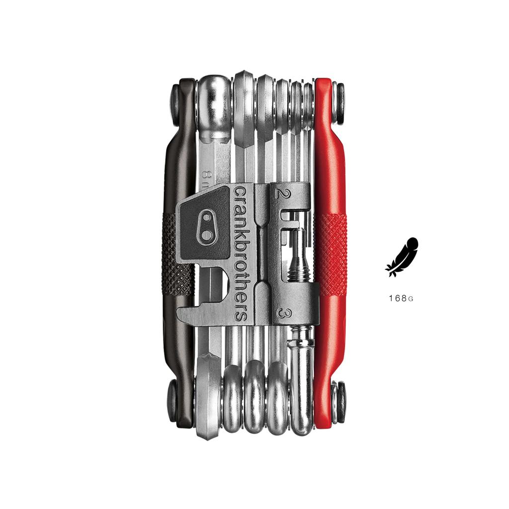 CRANK BROTHERS Bicycle Portable Tool MULTI-17 (17 Functions) - Black/Red