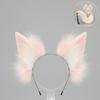 Handmade Fox Ears Tail Set Cosplay Anime Convention Costume Accessory Fluffy Plush Animal Ear Headband